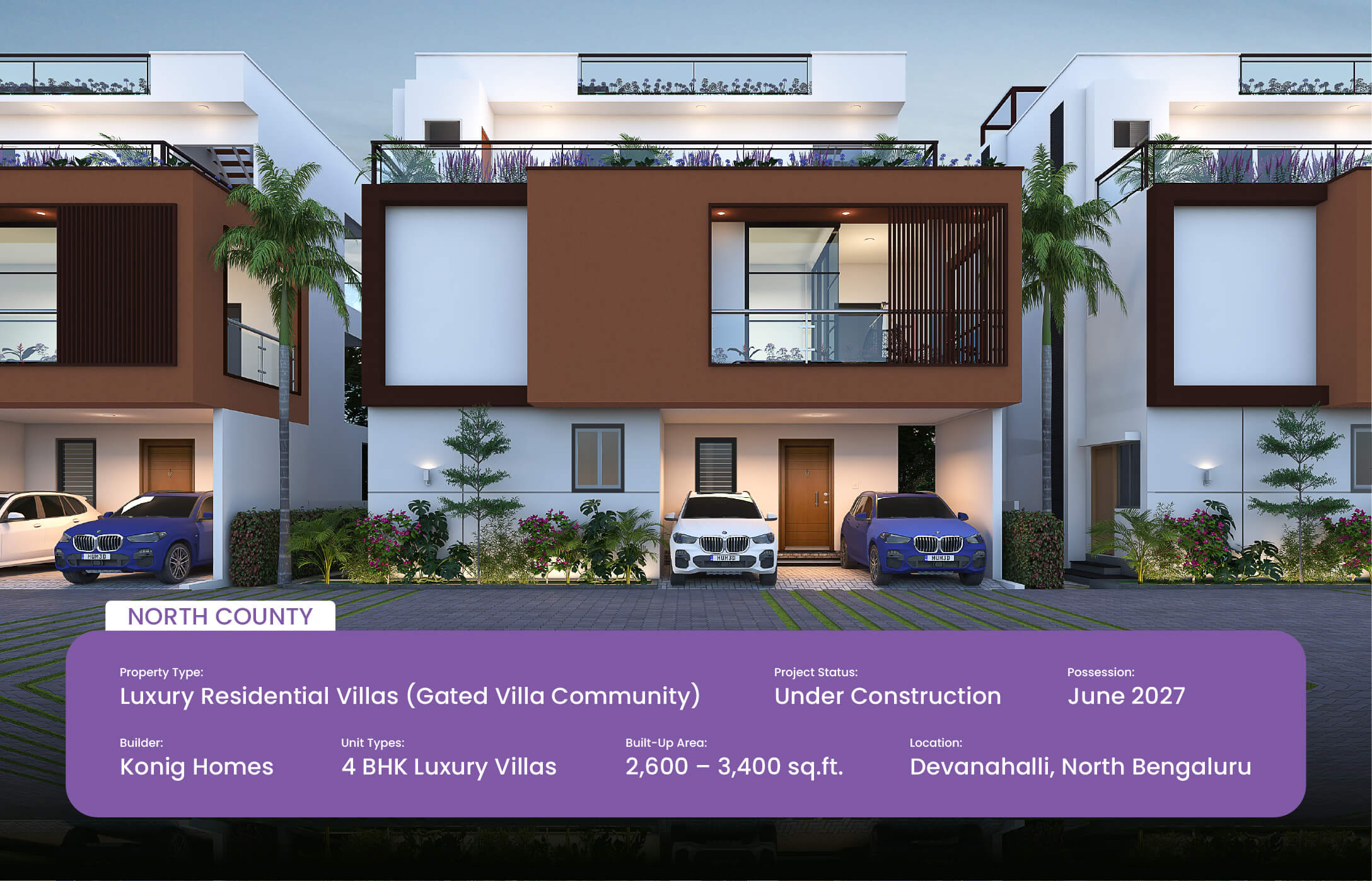 Premium villa gated community near Bangalore Airport